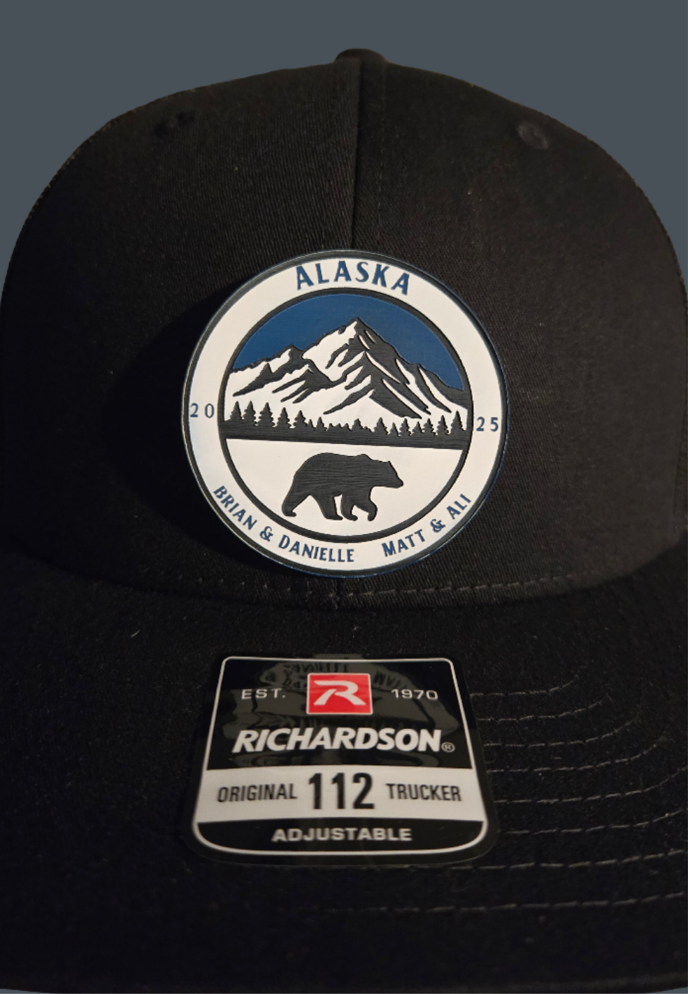 Custom Leatherette or Acrylic Patch Hat