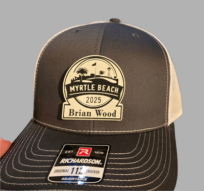 Custom Leatherette or Acrylic Patch Hat