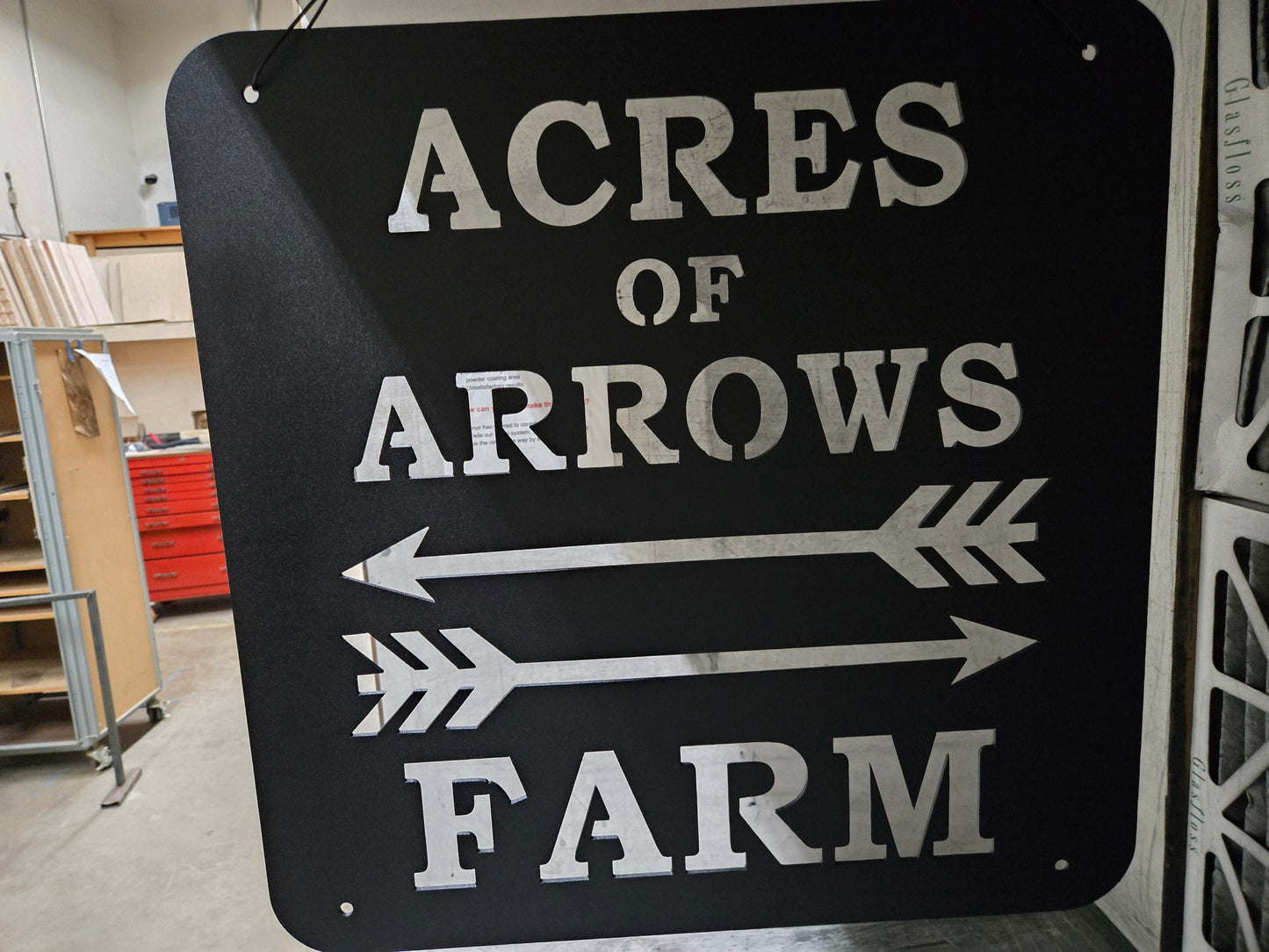 Custom Plasma-Cut Steel Sign – Powder Coated Metal Wall Art for Home, Business, or Gifts