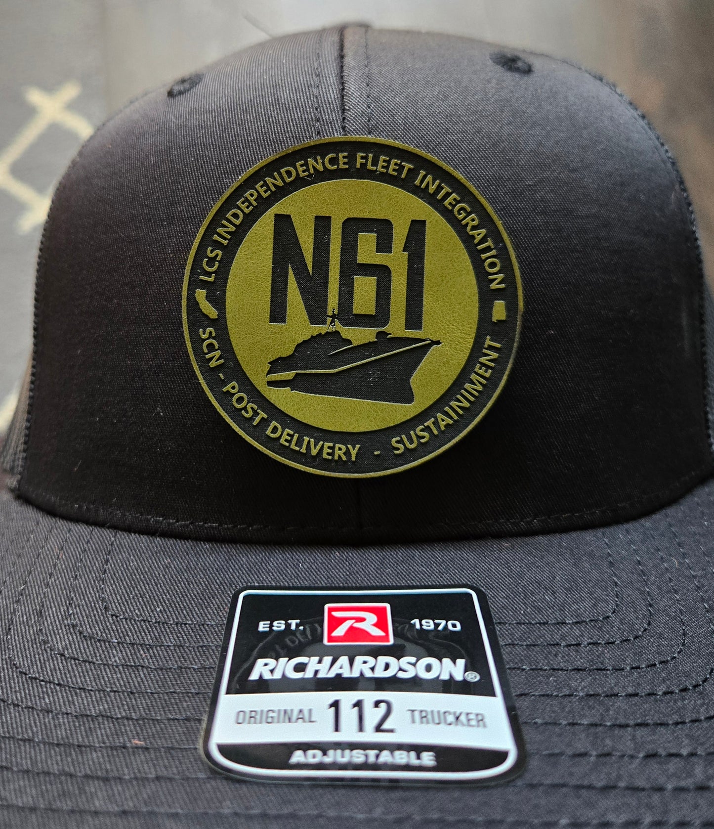 Custom Leatherette or Acrylic Patch Hat