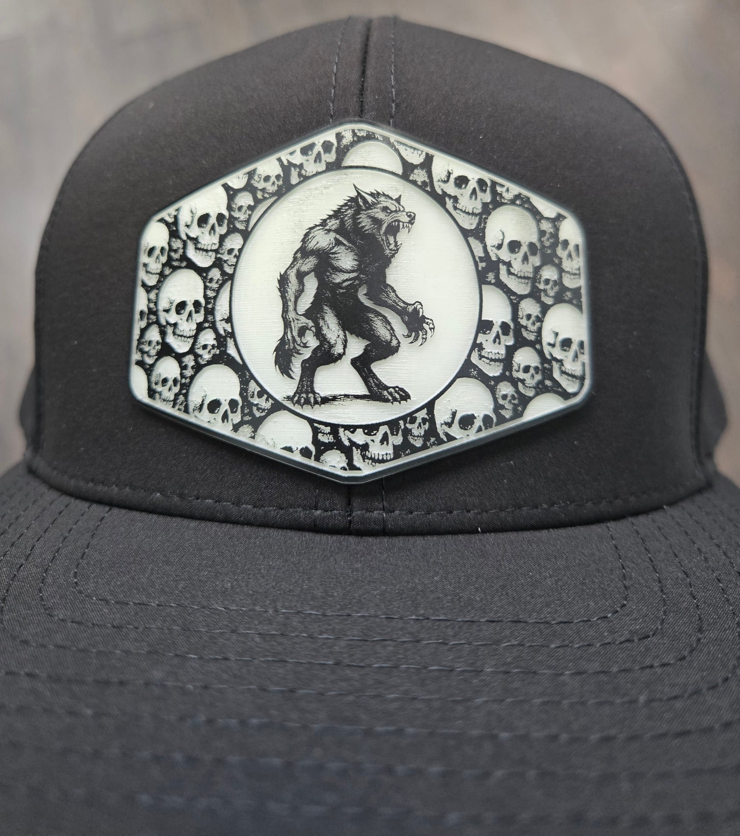 Custom Leatherette or Acrylic Patch Hat