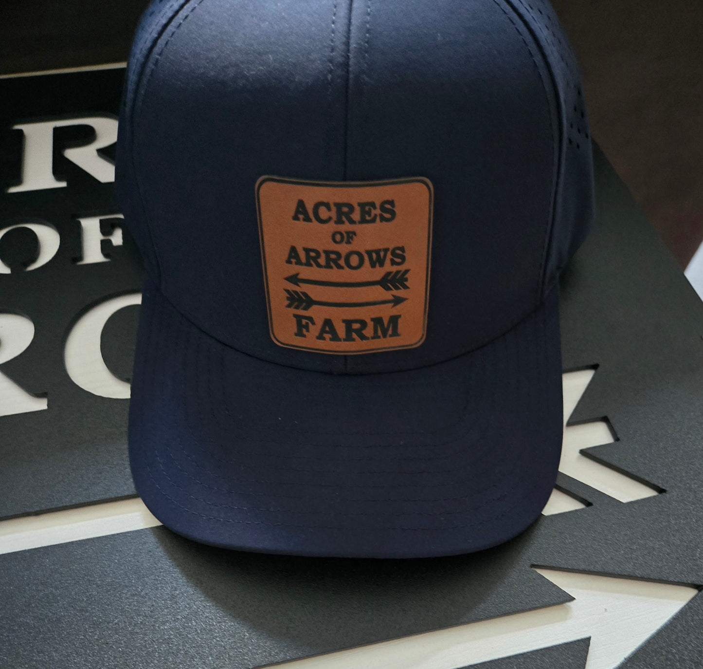 Custom Leatherette or Acrylic Patch Hat