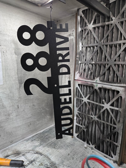 Custom Plasma-Cut Steel Sign – Powder Coated Metal Wall Art for Home, Business, or Gifts