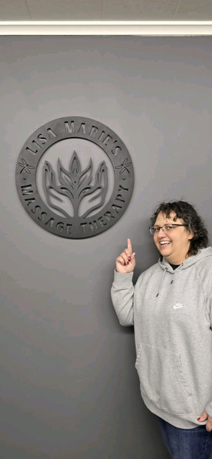 Custom Plasma-Cut Steel Sign – Powder Coated Metal Wall Art for Home, Business, or Gifts